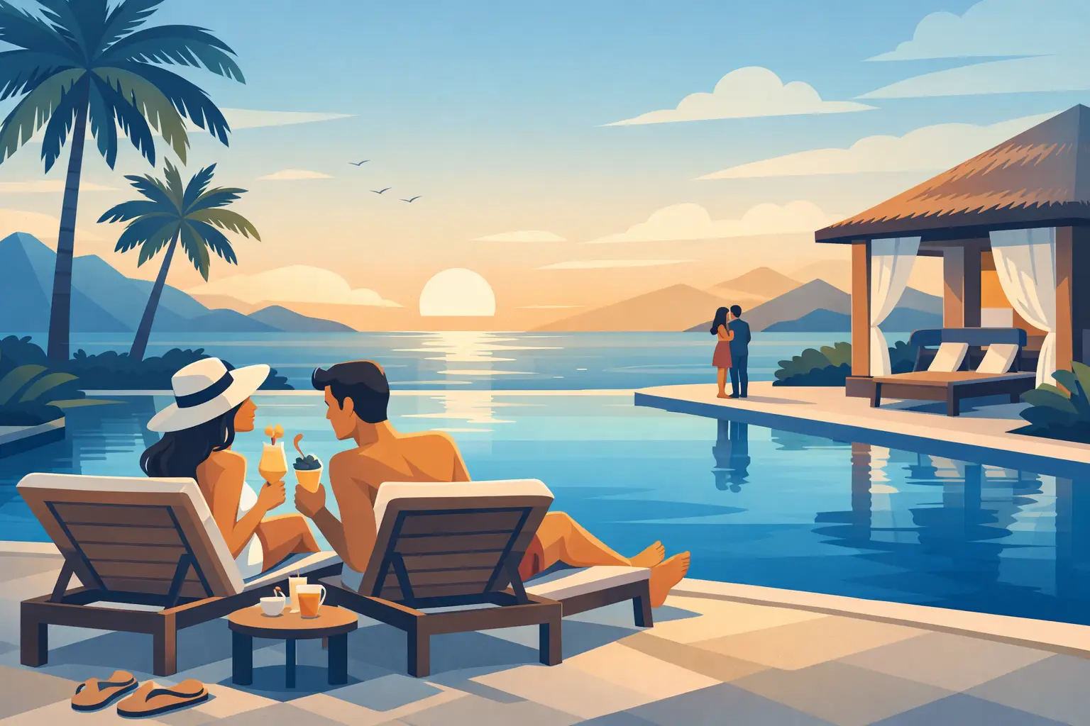 Badeferien in Adults Only Resorts für Paare